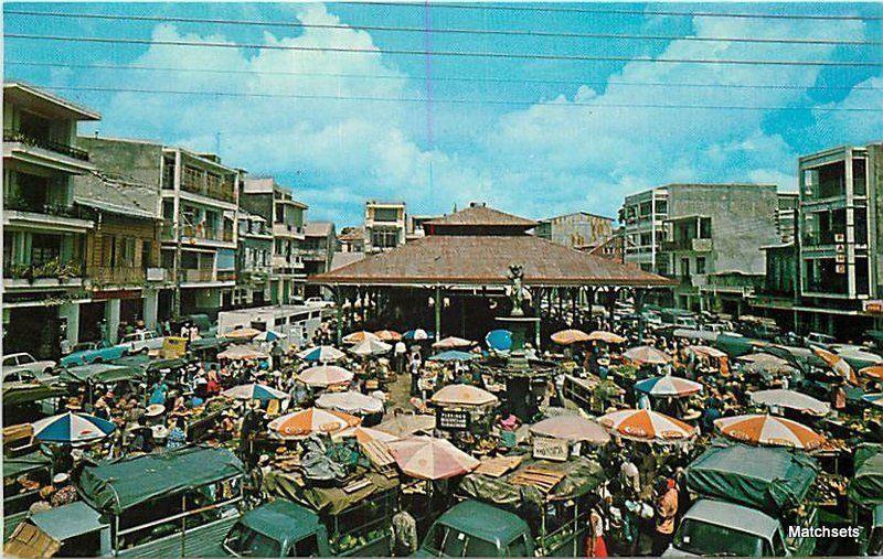 1950's GUADELUPE French West Indies Caribe postcard 3507