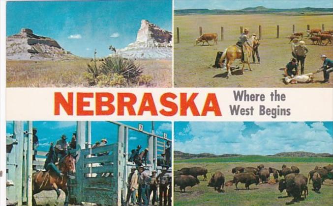 Nebraska Where The West Begins Multi View