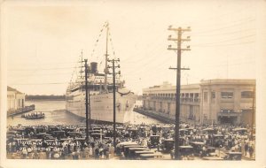 SS City of Honolulu Real Photo Los Angeles Steamship Co. Ship 