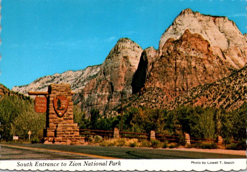 Utah Zion National Park South Entrance