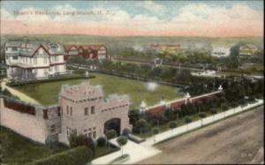 LONG BRANCH NJ Hearn's Residence c1910 Postcard
