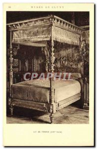 Old Postcard Musee Cluny Bed France