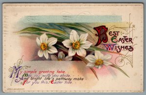 Postcard Easter c1911 John Winsch Best Easter Wishes CDS Cancel Berlin Ontario