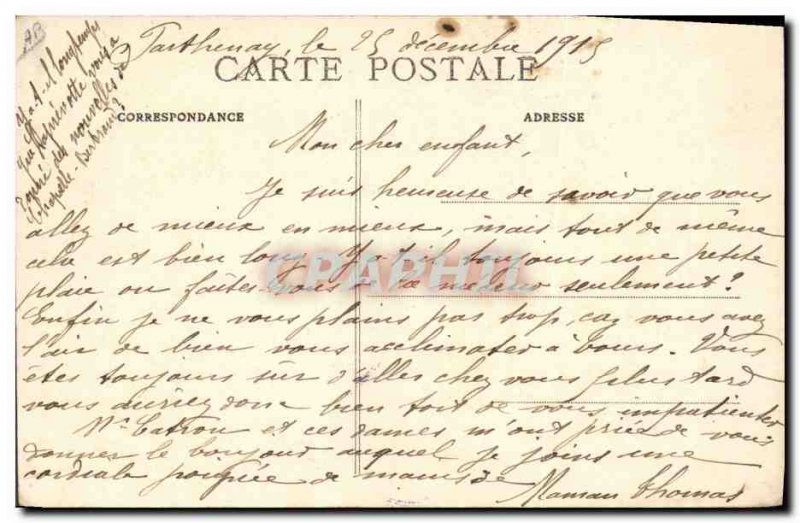 Old Postcard Folklore Around Parthenay Cap Vautebis Reffannes Menigoutte call...