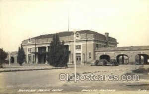 Real Photo Southern Pacific Depot, Douglas, AZ, Arizona, USA Train Railroad U...