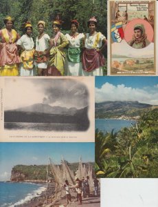 MARTINIQUE FRENCH CARIBBEAN 53 Postcards mostly pre-1970 (L4225)