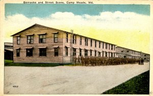 MD - Camp Meade. Barracks & Street Scene