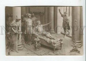 444150 MASTROIANNI Vinicius at Petrone's QUO VADIS #1 postcard Noyer 1913 year