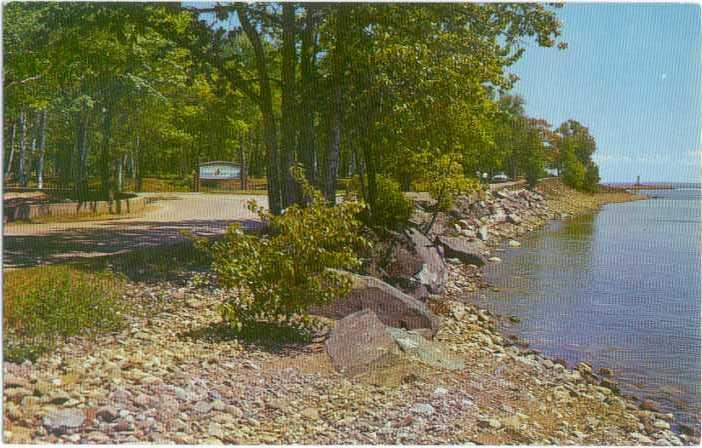 Entrance to Presque Isle Park Marquette Michigan MI