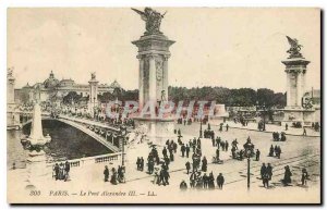 Old Postcard Paris Pont Alexandre III