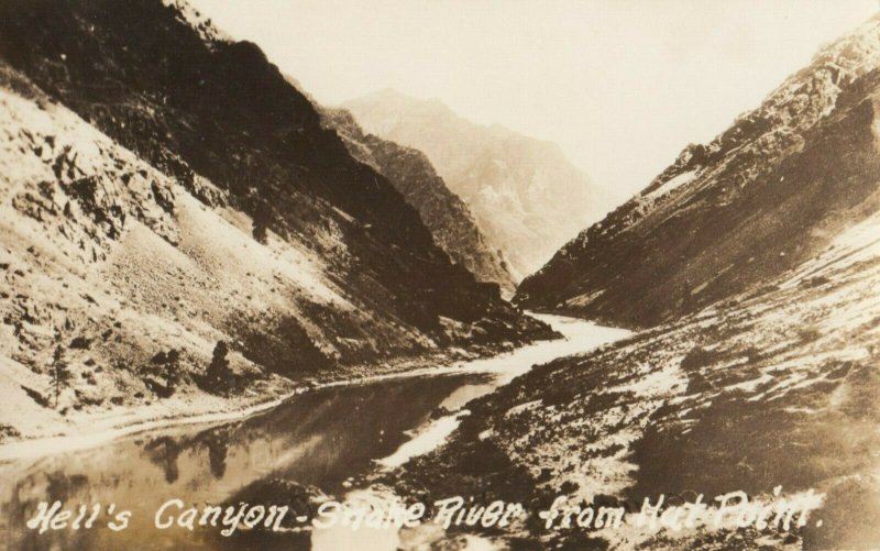 RP: SNAKE RIVER , Idaho , 1920-30s ; Hells Canyon