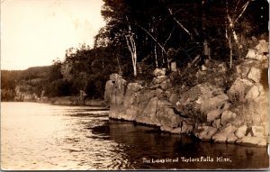 Real Photo Postcard The Lion's Head in Taylors Falls, Minnesota