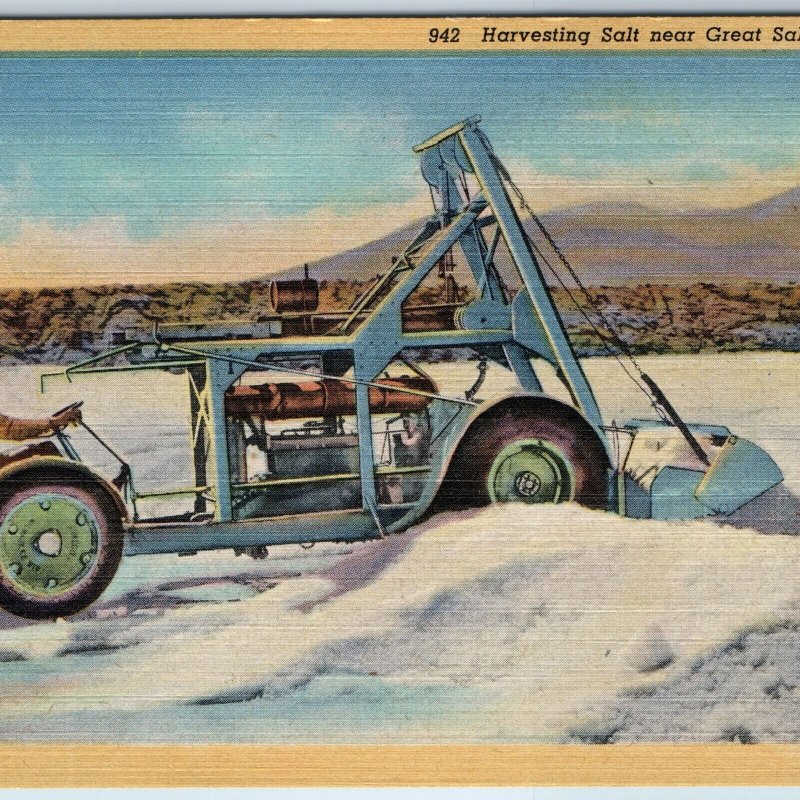 1937 Great Salt Lake UT Harvest Salt Occupational Skid Loader Tractor Teich A216