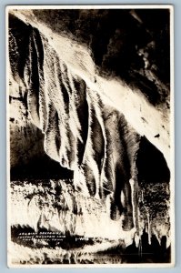 Arabian Draperies Lookout Mountain Cave Chattanooga TN Cline RPPC Photo Postcard