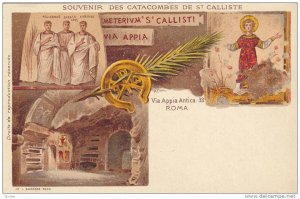 AS: R. Cavi, Souvenir Des Catacombes De St. Calliste, Via Appia Antica 33, Ro...