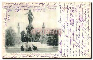 Old Postcard Paris Place de la Nation The triumph of the republic