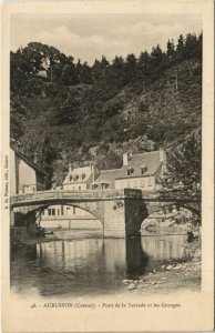 CPA AUBUSSON Pont de la Terrade et les Granges (1144429)