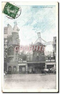 Paris Old Postcard Moulin Rouge (Redmill)