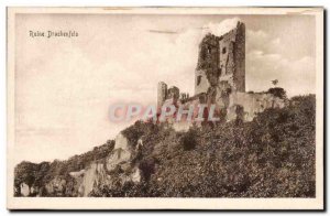 Postcard Old Ruin Drachenfels