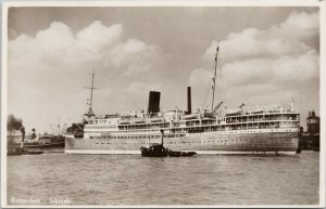 Rotterdam 'Sibajak' Steamship Real Photo Postcard G62