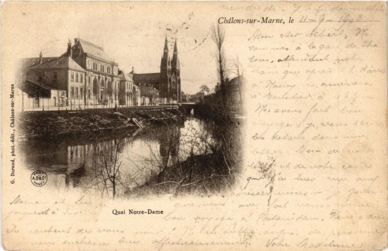 CPA Chalons-sur-Marne, le...- Quai Notre-Dame (743043)