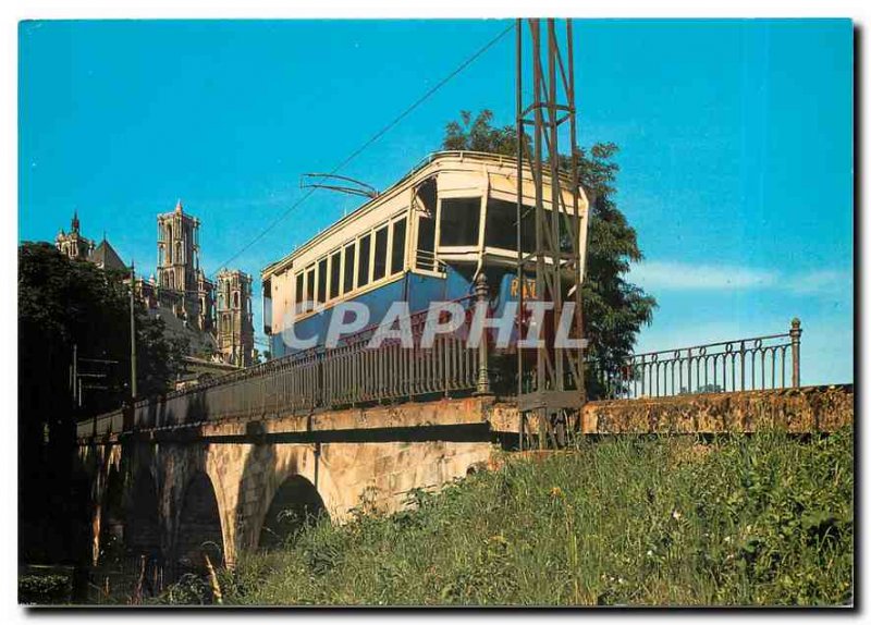 Modern Postcard Laon tramway