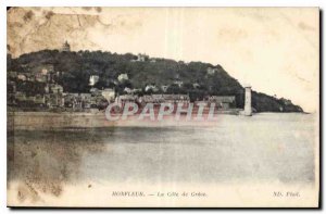 Postcard Old Honfleur Cote de Grace