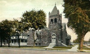 Vintage Post Card First Presbyterian Church-Delphos, Ohio Colorized P19