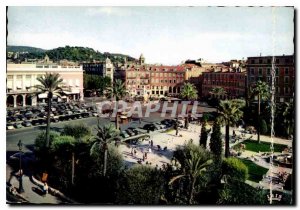 Postcard Modern Reflections of the French Riviera Nice view of the Place Mass...