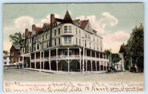 SKOWHEGAN, Maine ME ~ HOTEL COBURN 1907 Somerset County UDB Postcard