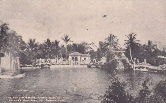 Florida Coral Gables The Venetian Pool 1931