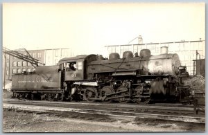 Boston & Albany Engine #31 Railroad Locomotive 1940s RPPC Real Photo Postcard