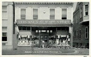 Ridgway's 5 cent to 1 - Catawissa, Pennsylvania