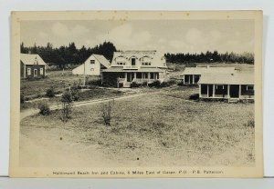 Canada Haldimand Beach Inn and Cabins 6 miles  East of Gaspe View Postcard O5