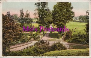 Dorset Postcard - Lyme Regis. At Horne Bridge   RS38154