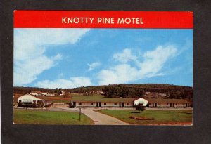 PA Knotty Pine Motel Route 222 Adamstown Pennsylvania Postcard