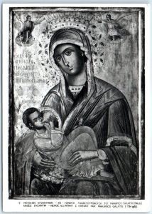 M-66388 Virgin Breastfeeding The Child By Makarios Galatis Byzantine Museum G...