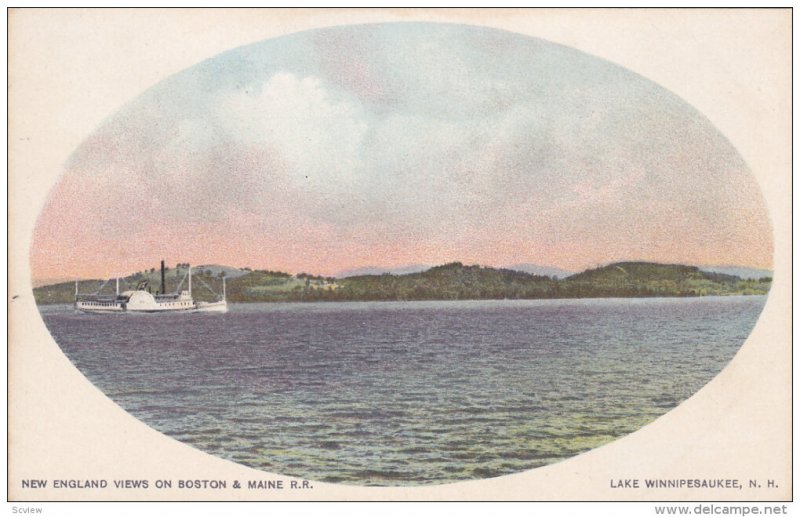 Steamship on Lake Winnipesaukee , New Hampshire , 00-10s