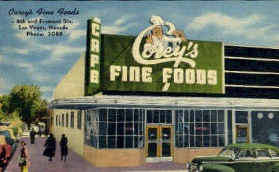 Corey's Fine Foods, Las Vegas, Nevada, USA Restaurants, Diners Unused 