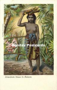 indonesia, JAVA BATAVIA, Beautiful Young Native Girl (1899)