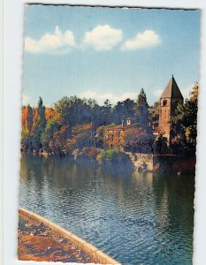 Postcard L'Abbaye de l'Ile Barbe, Lyon, France