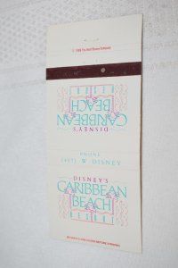 Disney's Caribbean Beach Resort 30 Strike Matchbook Cover
