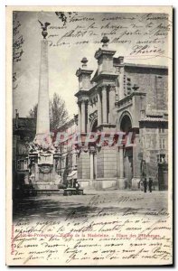 Old Postcard Aix en Provence Madeleine Church Square Preachers