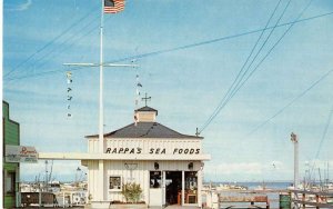 Monterey California Rappa's Sea Food Grotto Vintage Postcard AA29569