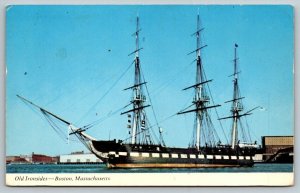 US Navy  Old Ironsides  Boston   Massachusetts     Postcard  1970