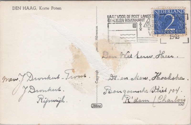 Netherlands The Hague Den Haag Korte Poten RPPC C175