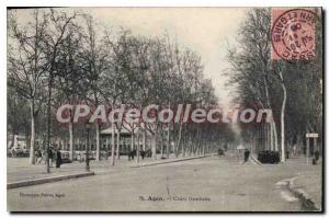 Old Postcard Agen Cours Gambetta