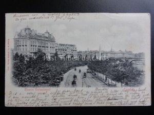 London: Thames Embankment c1902 UB by Stengel & Co No.4344 (PM) Kensington cds