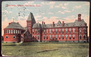 Vintage Postcard 1914 New Haven Hospital, New Haven, Connecticut (CT)