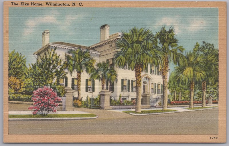 Wilmington, N. C., The Elks Home - 